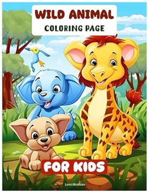 WILD ANIMAL COLORING PAGE FOR KIDS 3